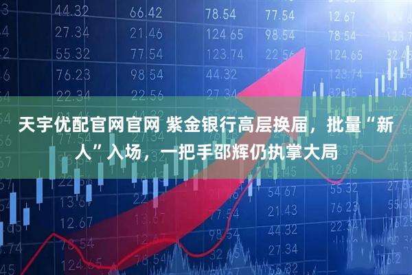 天宇优配官网官网 紫金银行高层换届，批量“新人”入场，一把手邵辉仍执掌大局